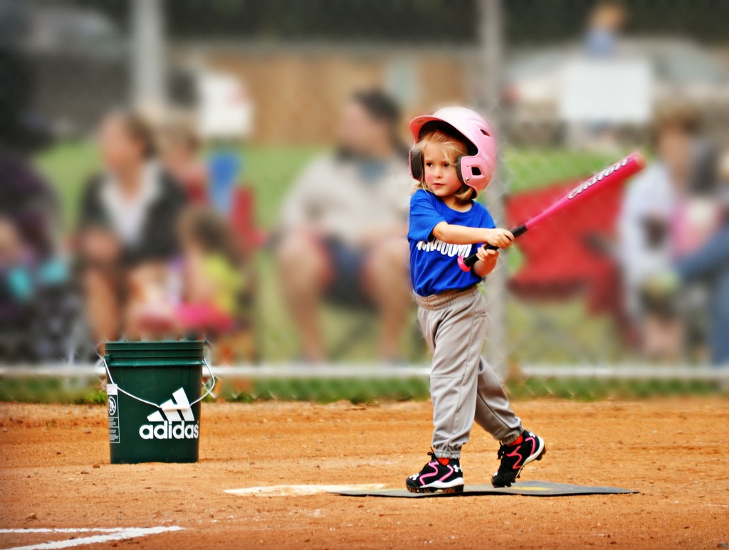 Little Slugger in Pink by peggysirk
