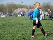12th Apr 2015 - Her First Soccer Game