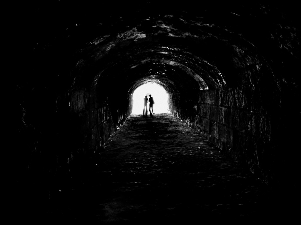 "Look at that, there is light at the end of the tunnel after all" by susale