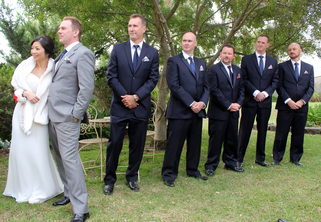 The boys at the wedding by gilbertwood