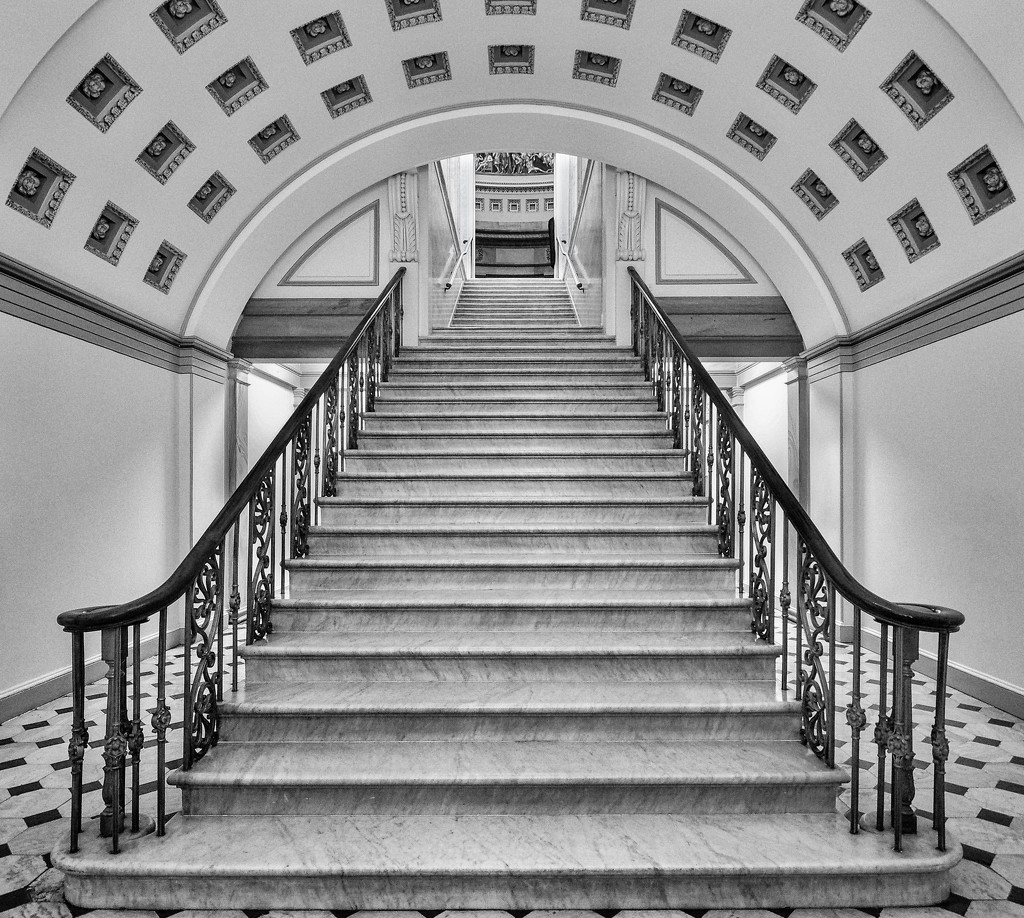 Inauguration Stairs by rosiekerr