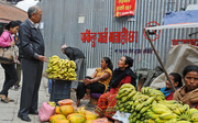 15th Apr 2015 - Bartering for Pumkin Nepalese street seller