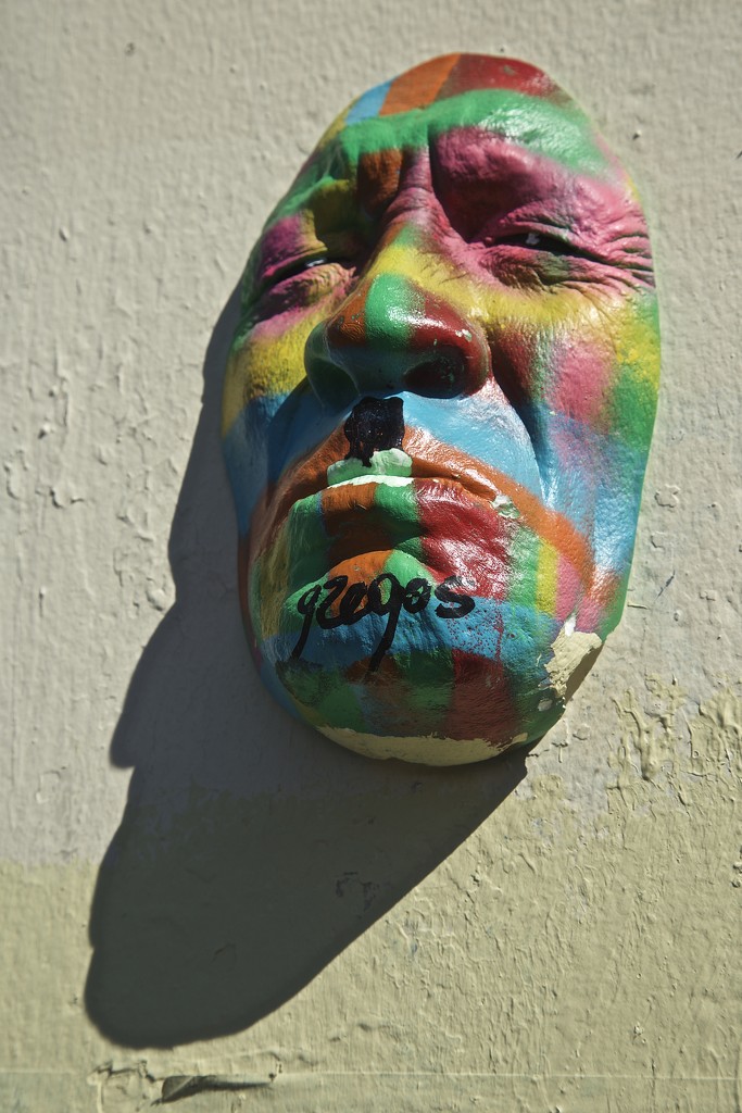 Face Art-Brick Lane. by padlock