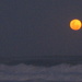 Moonrise on Wainui beach with wild waves by steveandkerry