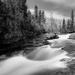 Temperance River B & W  by tosee