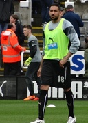 25th Apr 2015 - Jonas warming up before the game