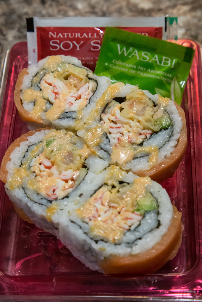 Grocery Store Sushi Roulette by lindasees