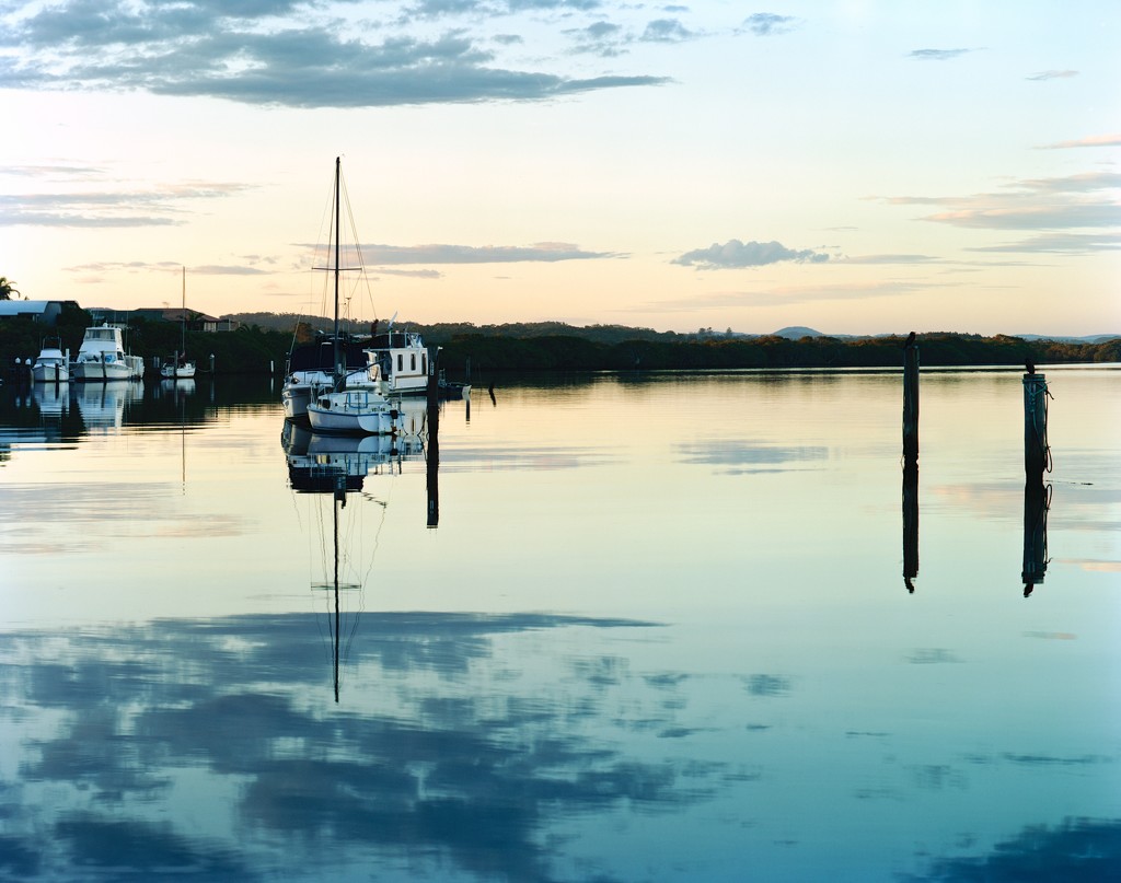 Moorings near Witts Island by peterdegraaff