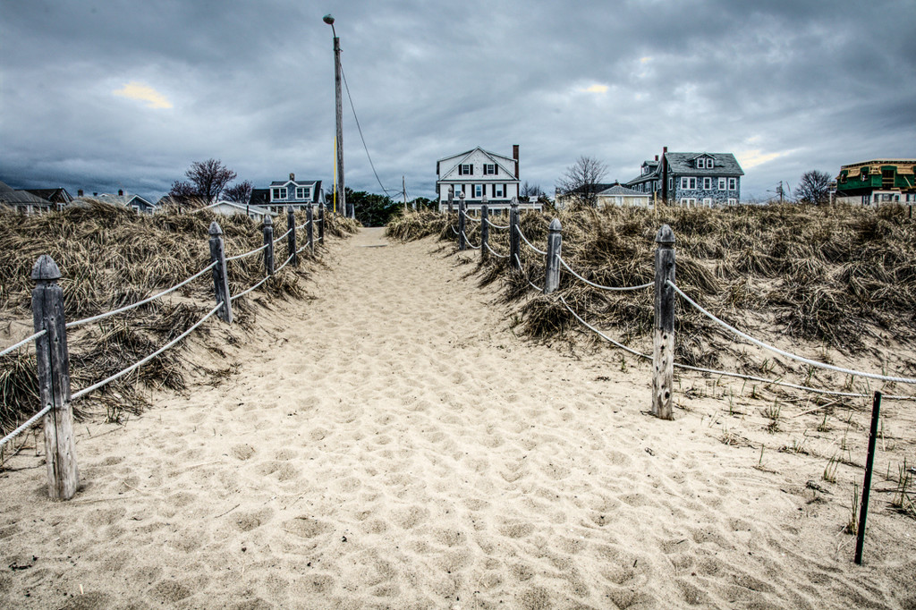 Snow gone from the beach paths by joansmor