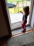28th Apr 2015 - She insisted on eating her strawberries while looking out the window 