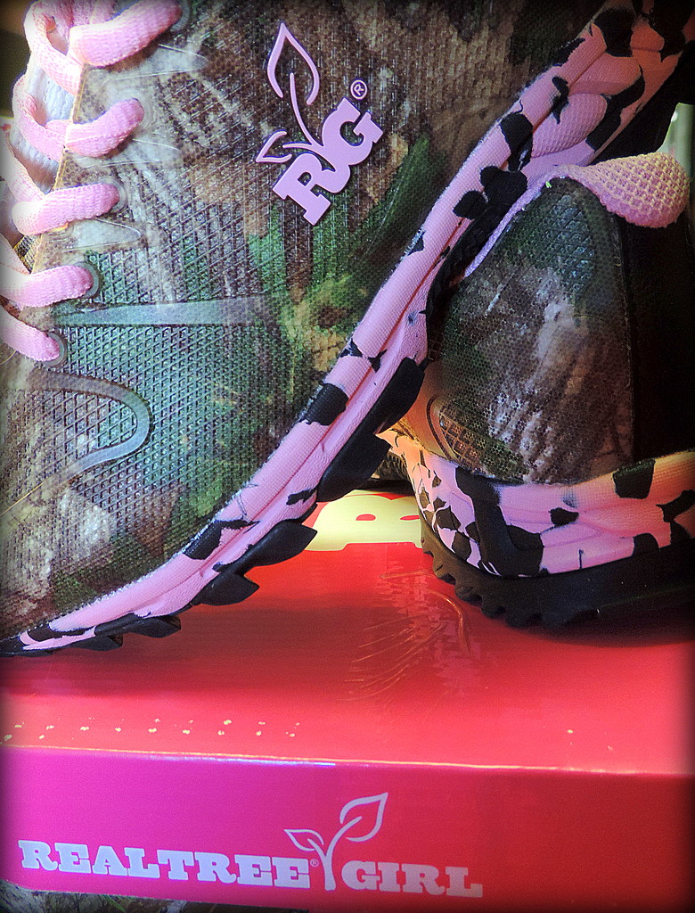 New Pink Camo Shoes! by homeschoolmom