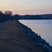 Twilight (almost) along the dam by houser934