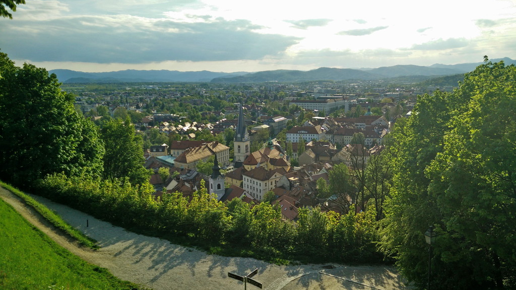 Ljubljana from the hill by petaqui