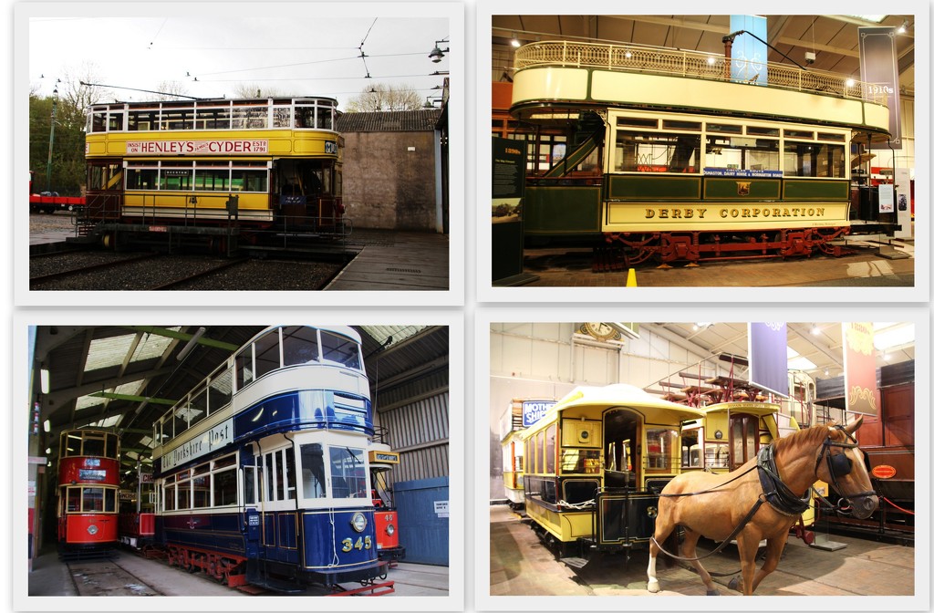 Trams at Crich Tramway Museum by oldjosh