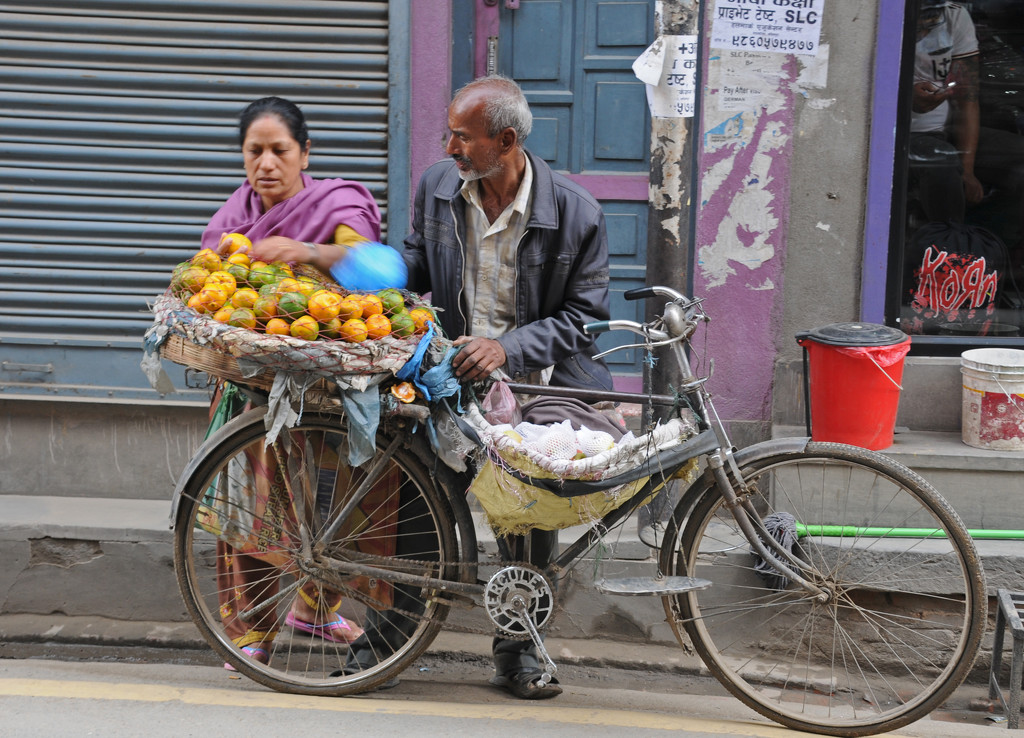 Orange Seller Kathmandu. Nepal by ianjb21