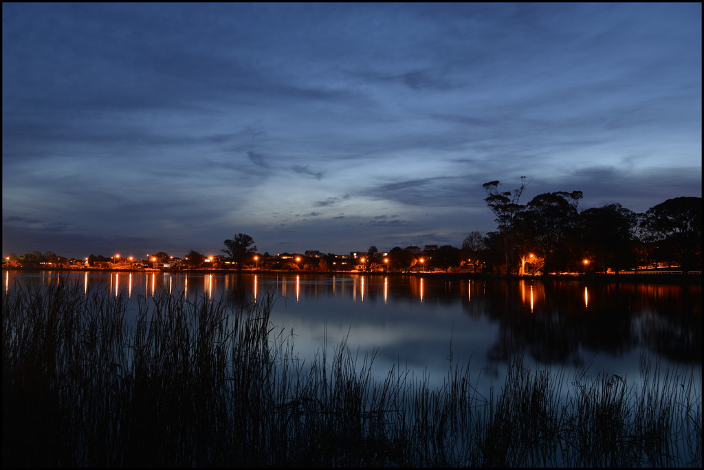 Hamilton Lake at Twilight by nickspicsnz