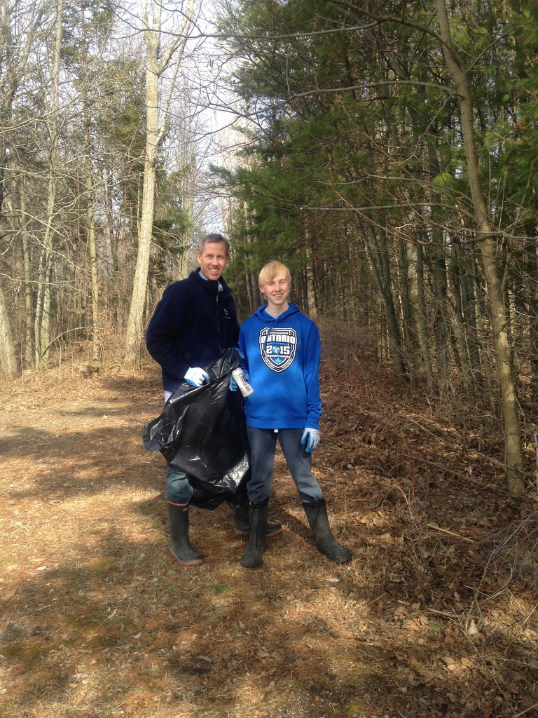 "Pitching In" to Clean Up Howe Island by frantackaberry