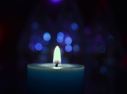 7th May 2015 - Candle with Bokeh