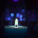 Candle with Bokeh by nickspicsnz
