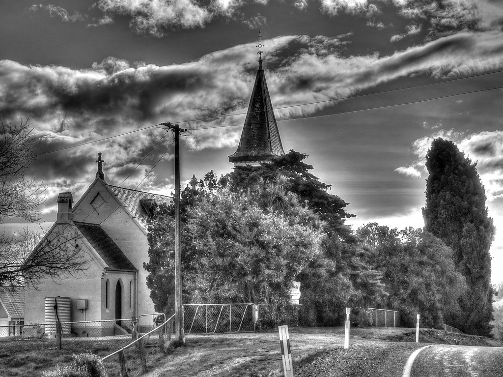 Little church on a hill by maggiemae