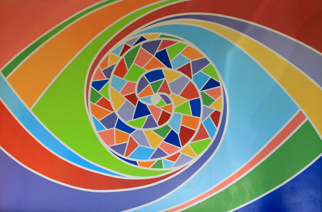 Mosaic spiral by kiwinanna