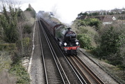 14th Feb 2015 - Steam Train Approaching Portchester