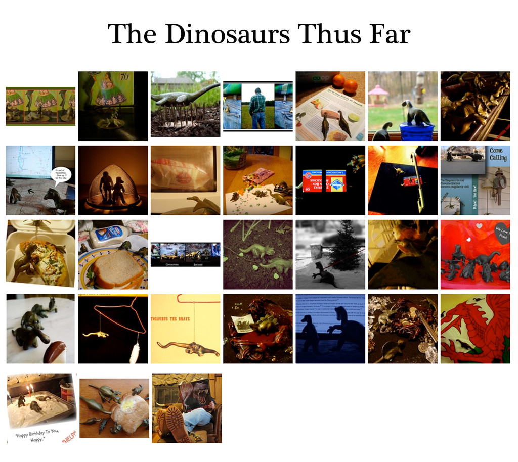 The Dinosaurs Thus Far by mcsiegle