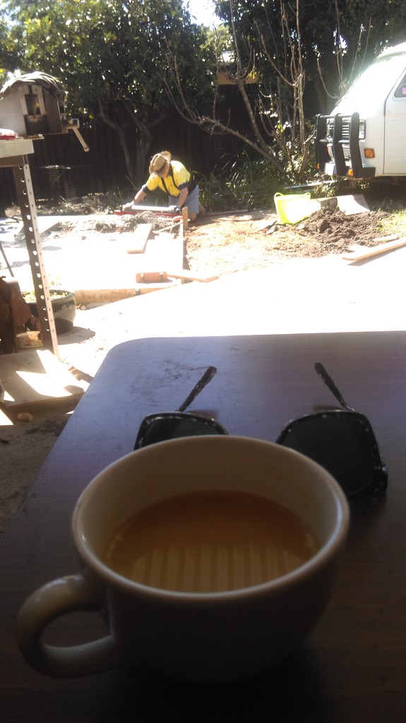 Coffee and concreting by mozette