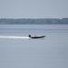 Lone Boat Moving on Down by rickster549