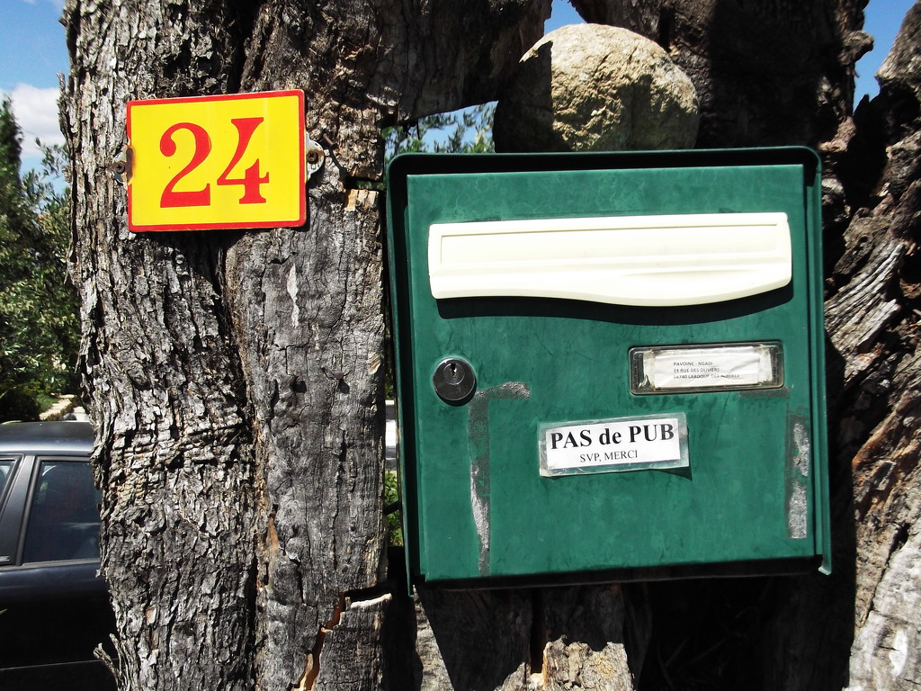Rustic letter box by laroque