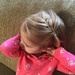 Mommy's first attempt at a side french braid by mdoelger