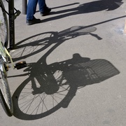21st May 2015 - Bicycle's shadow