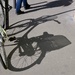 Bicycle's shadow by parisouailleurs
