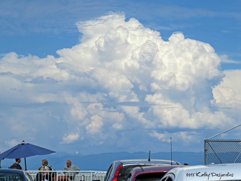Clouds in Comox, B.C. by kathyo