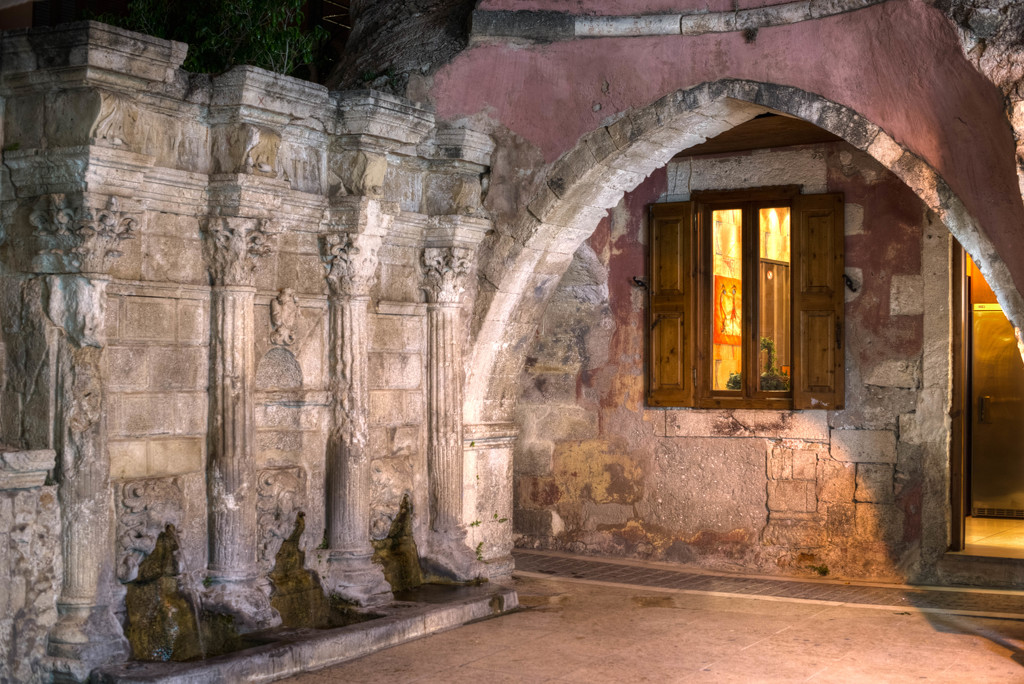 Rethymno (Crete) Rimondi Fountain by taffy