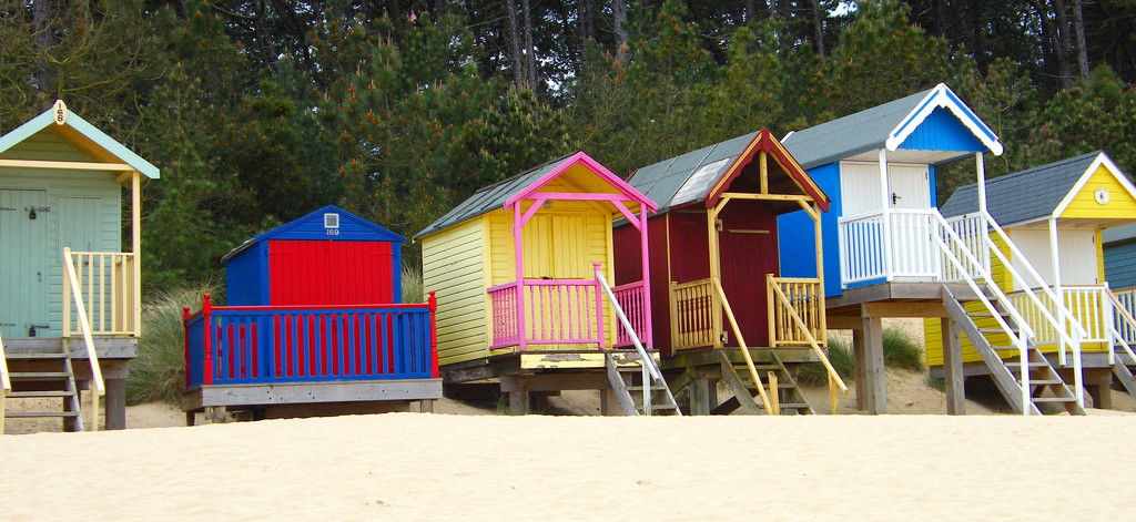 More beach huts by jeff