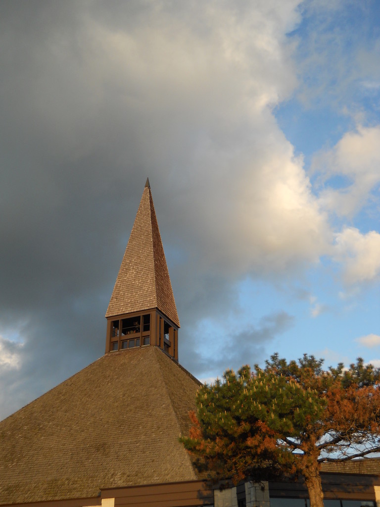 Steeple at church by kchuk