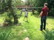 25th May 2015 - Back garden badminton