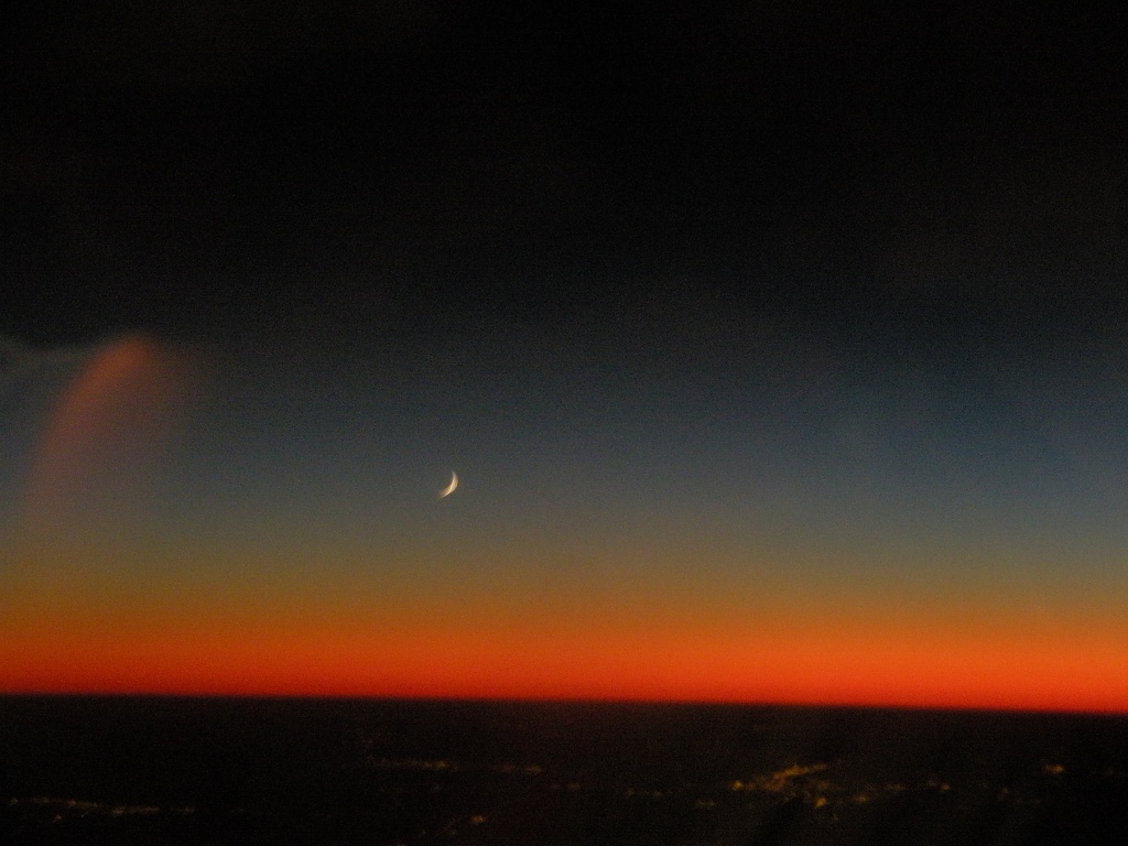 Sunset and Moonrise by graceratliff
