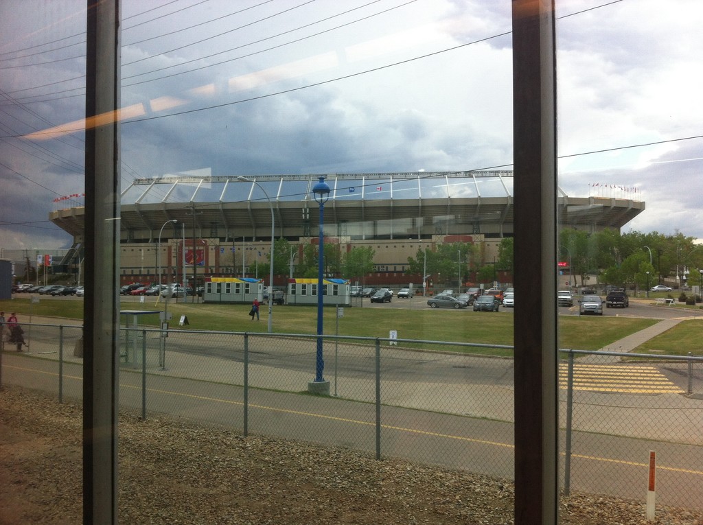 Out The Window.....Commenwealth Stadium by bkbinthecity