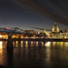 St Paul's Cathedral and the Millennium Bridge  by shannejw