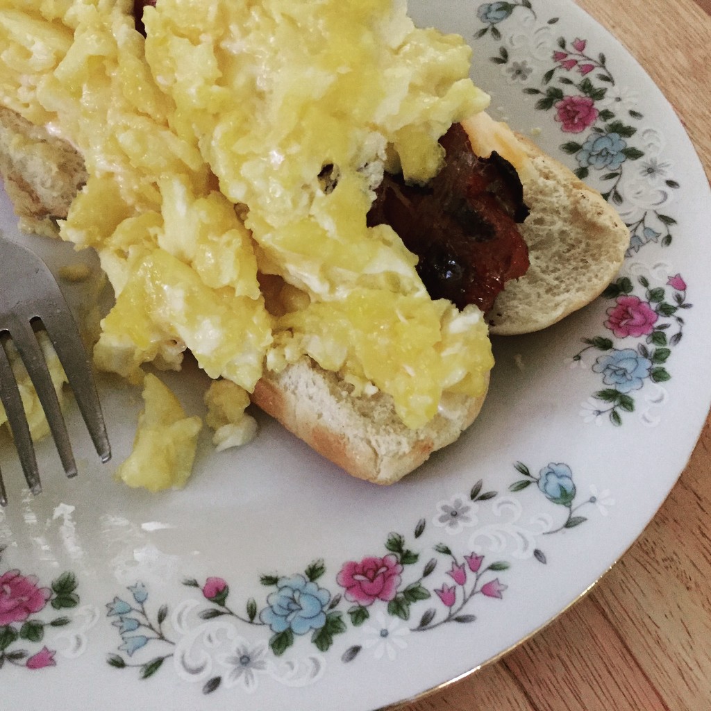 Breakfast Hotdog by kerristephens