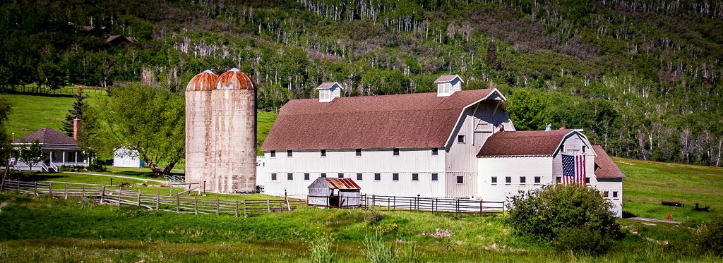 Utah Barn & Silo by ckwiseman