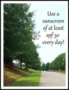 9th Jun 2015 - Doctor's warning: always use sunscreen!