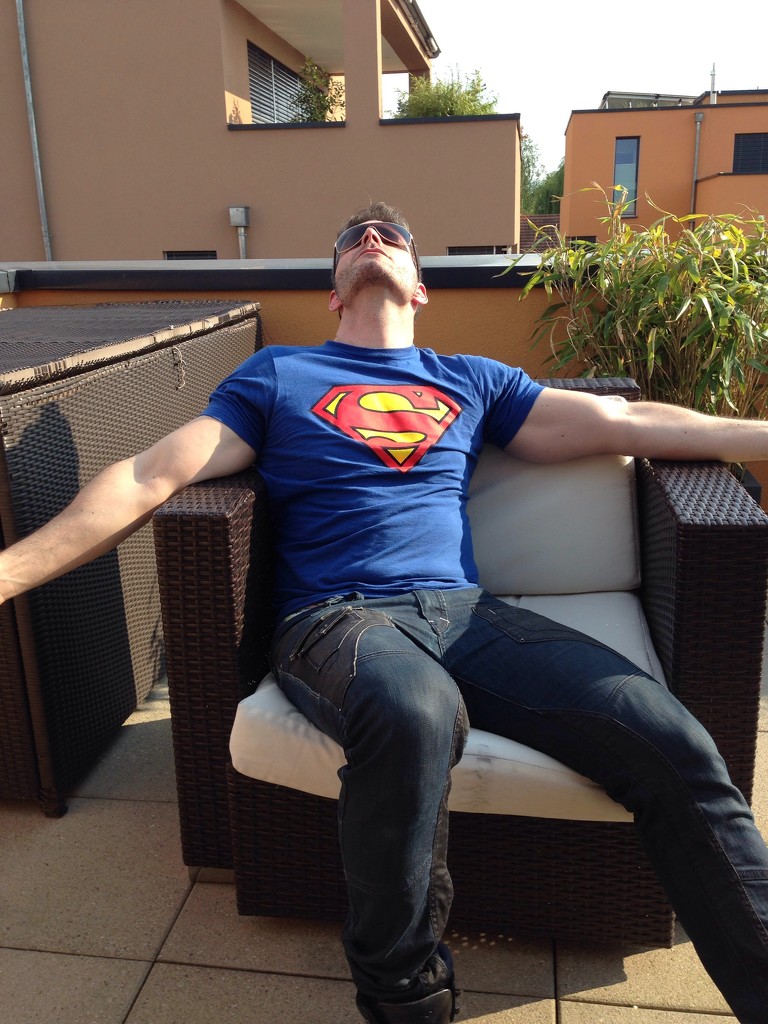 Even Superman is tired ... by cocobella