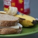 Peanut butter and banana sandwich by randystreat