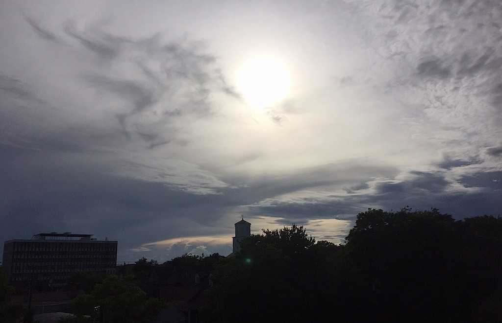 Skies over downtown Charleston by congaree