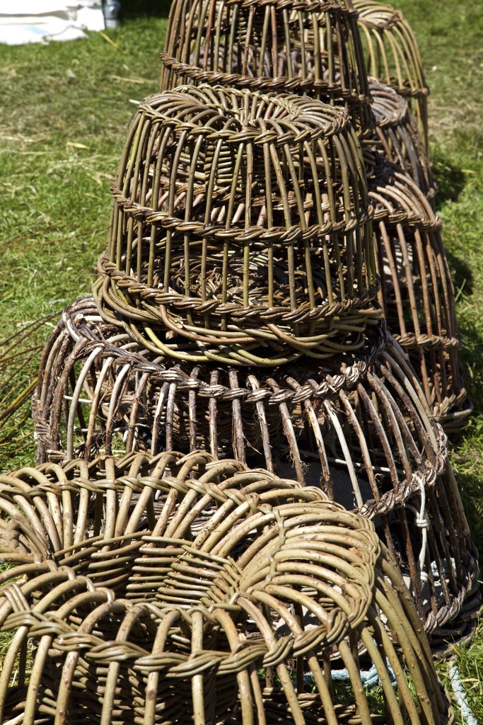 Handmade willow lobster pots by nicolaeastwood