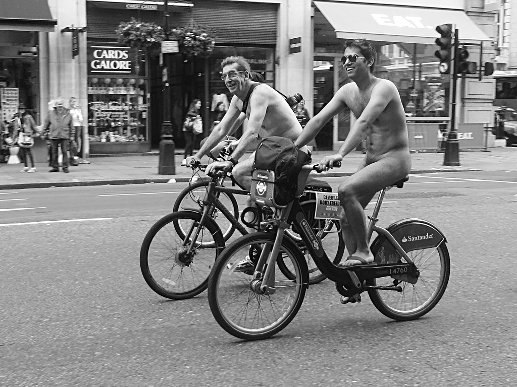 London naked bike ride by shannejw