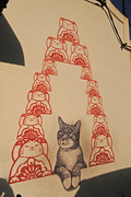 7th Jun 2015 - Pussy Cat advertising wall art